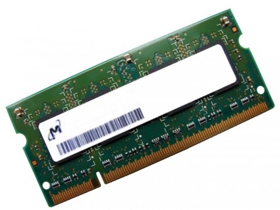 Micron MT8HTF12864HDY-800G1 1GB PC2-6400 800MHz 200pin Laptop / Notebook Non-ECC SODIMM CL6 1.8V DDR2 Memory - Discount Prices, Technical Specs and Reviews