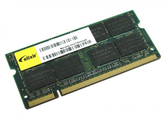 Elixir M2N2G64TU8HD5-3C 2GB PC2-5300 667MHz 200pin Laptop / Notebook Non-ECC SODIMM CL5 1.8V DDR2 Memory - Discount Prices, Technical Specs and Reviews