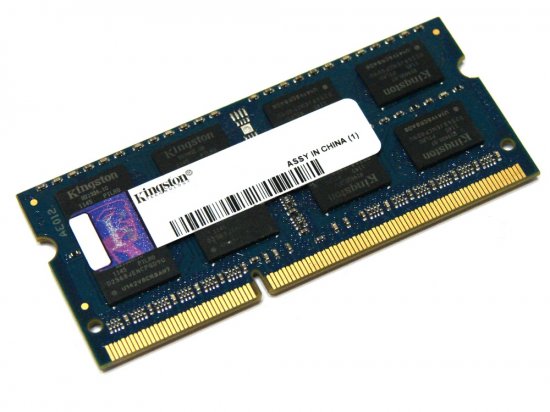 Kingston KVR16S11/8 8GB PC3-12800 1600MHz 204pin Laptop / Notebook SODIMM CL11 1.5V Non-ECC DDR3 Memory - Discount Prices, Technical Specs and Reviews (BLUE)