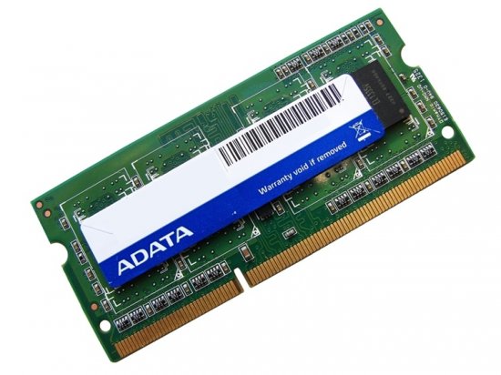 ADATA AD3S1333B2G8-B 2GB PC3-10600 1333MHz 204pin Laptop / Notebook SODIMM CL9 1.5V Non-ECC DDR3 Memory - Discount Prices, Technical Specs and Reviews