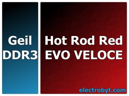 Geil GEV38GB1866C9ADC PC3-14900 1866MHz 8GB (2 x 4GB Kit) XMP Hot Rod Red EVO VELOCE 240pin DIMM Desktop Non-ECC DDR3 Memory - Discount Prices, Technical Specs and Reviews