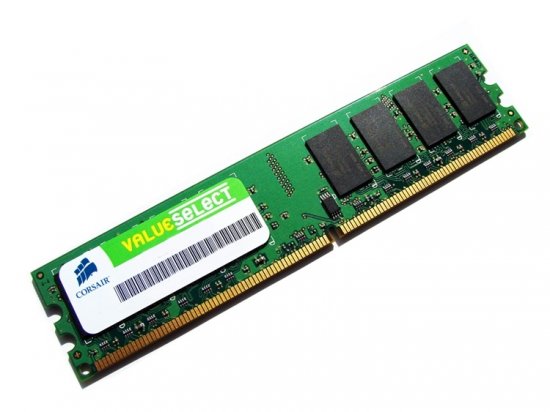 Corsair VS1GB800D2 1GB PC2-6400 800MHz 240-pin DIMM, Non-ECC DDR2 Desktop Memory - Discount Prices, Technical Specs and Reviews