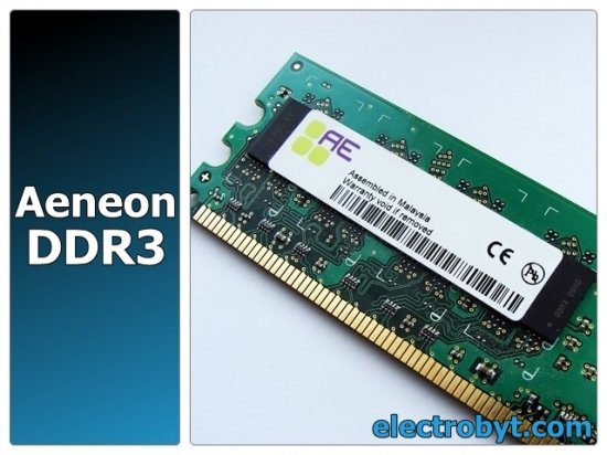 Aeneon AEH860UD00-10F 2GB CL7 PC3-8500 1066MHz 240pin DIMM Desktop Non-ECC DDR3 Memory - Discount Prices, Technical Specs and Reviews