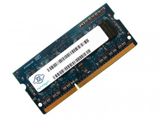 Nanya NT2GC64B8HA1NS-CG 2GB PC3-10600 1333MHz 204pin Laptop / Notebook SODIMM CL9 1.5V Non-ECC DDR3 Memory - Discount Prices, Technical Specs and Reviews
