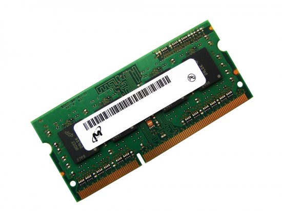Micron MT4KTF12864HZ-1G4 1GB PC3-10600 1333MHz 204pin Laptop / Notebook SODIMM CL9 1.35V (Low Voltage) Non-ECC DDR3 Memory - Discount Prices, Technical Specs and Reviews