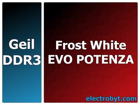 Geil GPW38GB2400C11BDC PC3-19200 2400MHz 8GB (2 x 4GB Kit) XMP Frost White EVO POTENZA 240pin DIMM Desktop Non-ECC DDR3 Memory - Discount Prices, Technical Specs and Reviews