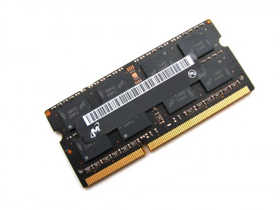 Micron MT16KTF1G64HZ-1G6E2 8GB PC3L-12800S-11-13-F3 1600MHz 204pin Laptop / Notebook SODIMM CL11 1.35V (Low Voltage) Non-ECC DDR3 Memory - Discount Prices, Technical Specs and Reviews (BLACK)