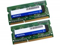 ADATA AD3S1333C2G9-2 4GB (2 x 2GB Kit) PC3-10600 1333MHz 204pin Laptop / Notebook SODIMM CL9 1.5V Non-ECC DDR3 Memory - Discount Prices, Technical Specs and Reviews