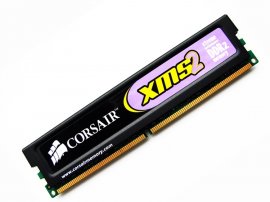 Corsair CM2X1024-8500C5 1GB XMS2 CL5 1066MHz PC2-8500 240-pin DIMM, Non-ECC DDR2 Desktop Memory - Discount Prices, Technical Specs and Reviews