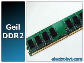 Geil GG22GB1066C6DC PC2-8500 2GB Dual Channel Kit (2 x 1GB) 240-pin DIMM, Non-ECC DDR2 Desktop Memory - Discount Prices, Technical Specs and Reviews