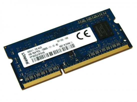 Kingston HP16D3LS1KFG/4G 4GB PC3L-12800S-11-12-B3 1600MHz 204-pin Laptop / Notebook SODIMM CL11 1.35V (Low Voltage) Non-ECC DDR3 Memory - Discount Prices, Technical Specs and Reviews