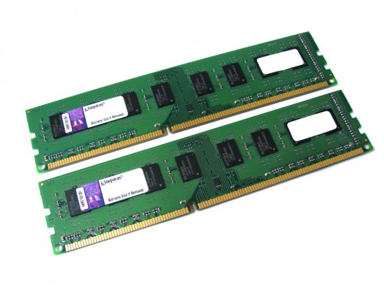 Kingston KVR1333D3S8N9K2/4G PC3-10600U 4GB (2 x 2GB Kit) 240pin DIMM Desktop Non-ECC DDR3 Memory - Discount Prices, Technical Specs and Reviews