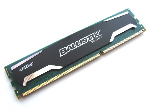 Crucial Ballistix Sport BL25664BA160A PC3-12800U 2GB DDR3 1600MHz Memory - Discount Prices, Technical Specs and Reviews