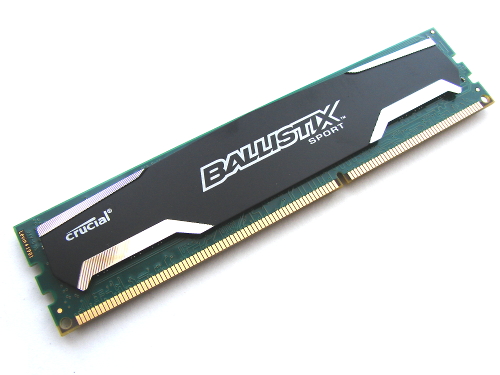 Crucial Ballistix Sport BL3KIT25664BA160A PC3-12800U 6GB Kit (3 x 2GB) DDR3 1600MHz Memory - Discount Prices, Technical Specs and Reviews