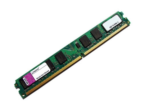 Kingston KVR800D2N6/1G 1GB 2Rx8 PC2-6400U 800MHz Low Profile 240-pin DIMM, Non-ECC DDR2 Desktop Memory - Discount Prices, Technical Specs and Reviews