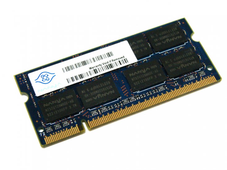 Nanya NT2GT64U8HD0BN-3C 2GB 2Rx8 PC2-5300S-555-13-F1 667MHz 200pin Laptop / Notebook Non-ECC SODIMM CL5 1.8V DDR2 Memory - Discount Prices, Technical Specs and Reviews - Click Image to Close