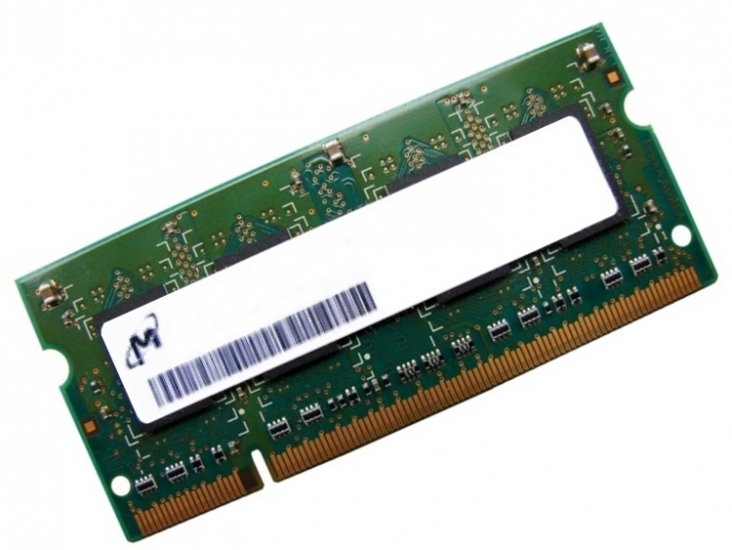 Micron MT8HTF12864HDZ-667 1GB PC2-5300 667MHz 200pin Laptop / Notebook Non-ECC SODIMM CL5 1.8V DDR2 Memory - Discount Prices, Technical Specs and Reviews - Click Image to Close
