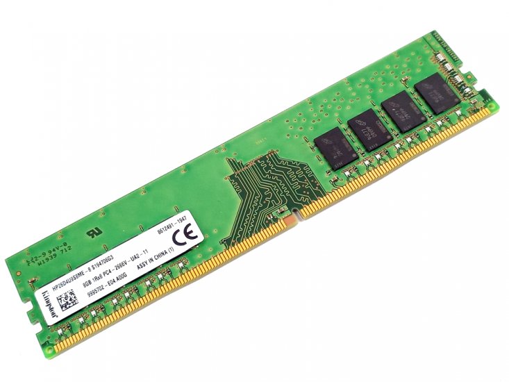 Kingston HP26D4U9S8ME-8 8GB PC4-2666V-UA2-11 PC4-21300, 2666MHz, 1Rx8 CL19, 1.2V, 288pin DIMM, Desktop DDR4 Memory - Discount Prices, Technical Specs and Reviews - Click Image to Close