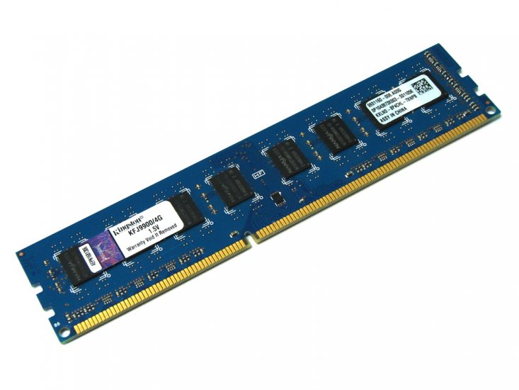 Kingston KFJ9900/4G PC3-10600U 4GB 240pin DIMM Desktop Non-ECC DDR3 Memory - Discount Prices, Technical Specs and Reviews (Blue) - Click Image to Close