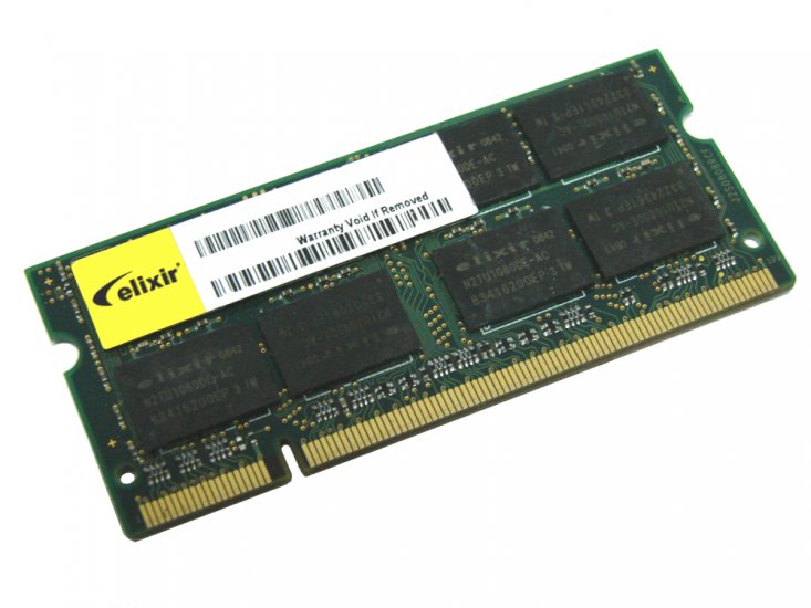 Elixir M2N2G64TU8HD5B-3C 2GB PC2-5300S-555 667MHz 200pin Laptop / Notebook Non-ECC SODIMM CL5 1.8V DDR2 Memory - Discount Prices, Technical Specs and Reviews - Click Image to Close