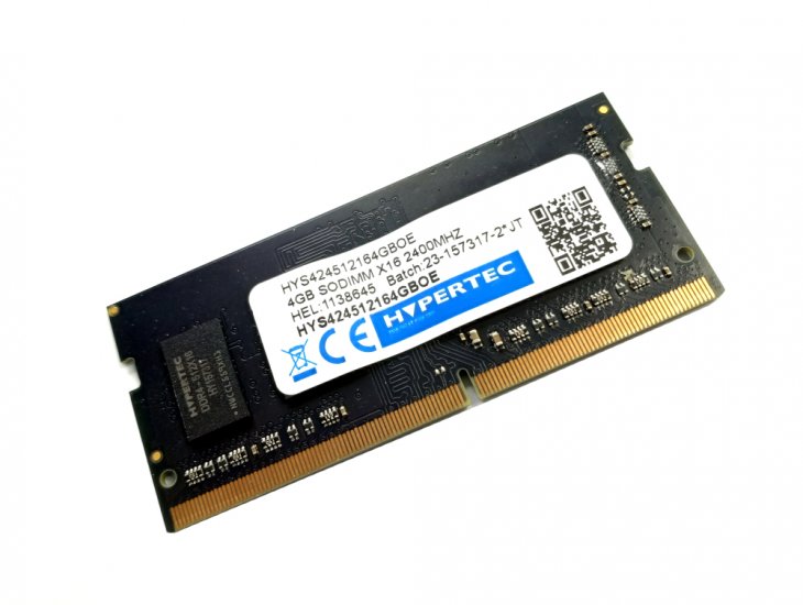 Hypertec HYS424512164GBOE 4GB 1Rx16 2400MHz PC4-19200 260pin Laptop / Notebook SODIMM CL17 1.2V Non-ECC DDR4 Memory - Discount Prices, Technical Specs and Reviews (Black) - Click Image to Close