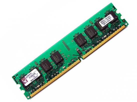 Kingston D12864F50 1GB 2Rx8 667MHz PC2-5300 240-pin DIMM, Non-ECC DDR2 Desktop Memory - Discount Prices, Technical Specs and Reviews