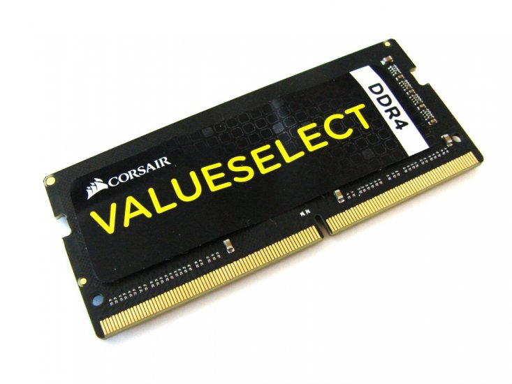 Corsair Value Select CM4X4GF2133C15S2 4GB 1Rx8 2133MHz PC4-17000 260pin Laptop / Notebook SODIMM CL15 1.2V Non-ECC DDR4 Memory - Discount Prices, Technical Specs and Reviews - Click Image to Close