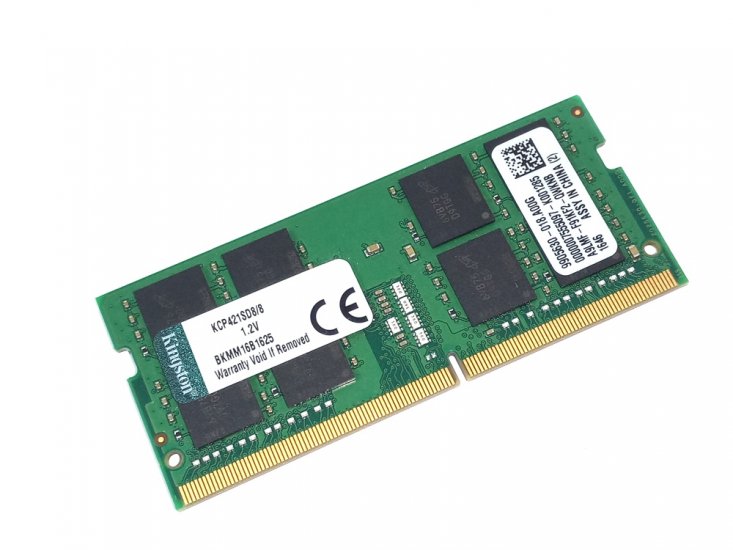 Kingston KCP421SD8/8 8GB 2Rx8 2133MHz PC4-17000 260pin Laptop / Notebook SODIMM CL15 1.2V Non-ECC DDR4 Memory - Discount Prices, Technical Specs and Reviews - Click Image to Close
