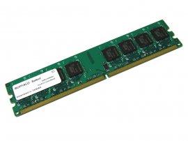 Buffalo D2U800C-2G/BJ 2GB PC2-6400U-555 800MHz CL5 240-pin DIMM, Non-ECC DDR2 Desktop Memory - Discount Prices, Technical Specs and Reviews