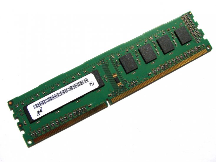 Micron MT8JTF51264AZ-1G6E1 4GB PC3-12800U-11-13-A1 1600MHz 1Rx8 240pin DIMM Desktop Non-ECC DDR3 Memory - Discount Prices, Technical Specs and Reviews - Click Image to Close