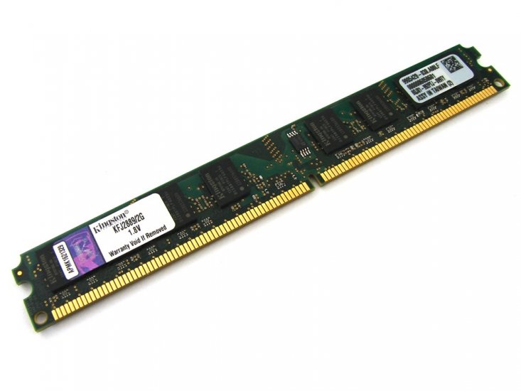 Kingston KFJ2889/2G 2GB Low Profile PC2-5300 2Rx8 667MHz CL5 240-pin DIMM, Non-ECC DDR2 Desktop Memory - Discount Prices, Technical Specs and Reviews - Click Image to Close