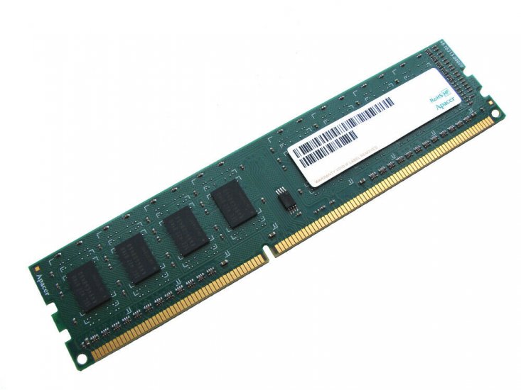 Apacer AU08GFA60CATBGC 8GB PC3-12800U 2Rx8 1600MHz 240-Pin Desktop DDR3 Memory - Discount Prices, Technical Specs and Reviews - Click Image to Close