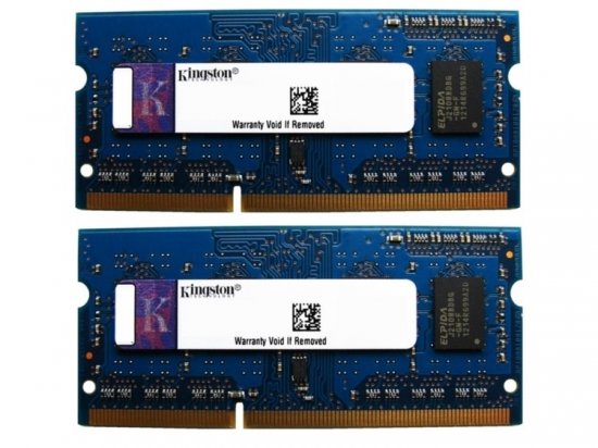 Kingston KTA-MB1600LK2/8G 8GB (2 x 4GB Kit) PC3-12800 1600MHz 204pin Laptop / Notebook SODIMM CL11 1.35V (Low Voltage) Non-ECC DDR3 Memory - Discount Prices, Technical Specs and Reviews