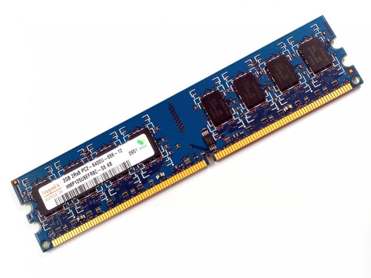Hynix HMP125U6EFR8C-S6 2GB PC2-6400U-666-12 2Rx8 800MHz 240-pin DIMM, Non-ECC DDR2 Desktop Memory - Discount Prices, Technical Specs and Reviews - Click Image to Close