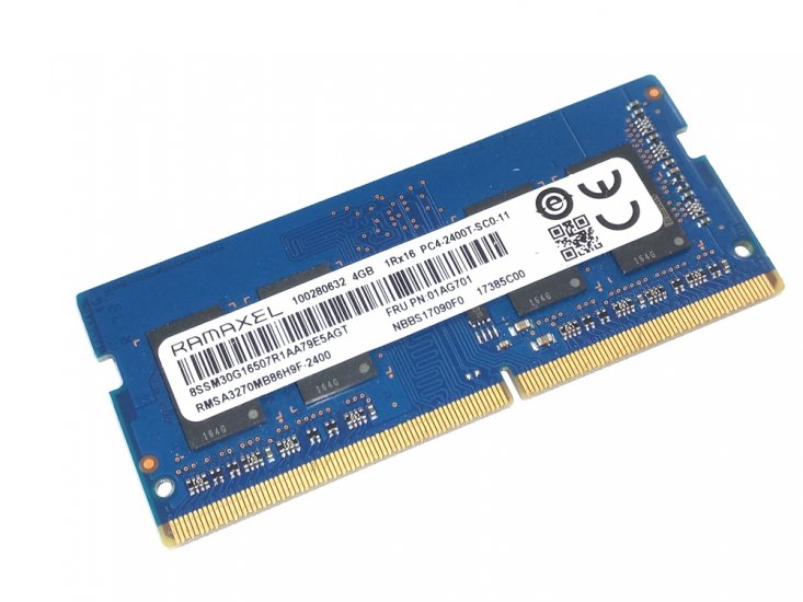 Ramaxel RMSA3270MB86H9F-2400 4GB PC4-2400T-SC0-11 1Rx16 2400MHz PC4-19200 260pin Laptop / Notebook SODIMM CL17 1.2V Non-ECC DDR4 Memory - Discount Prices, Technical Specs and Reviews - Click Image to Close