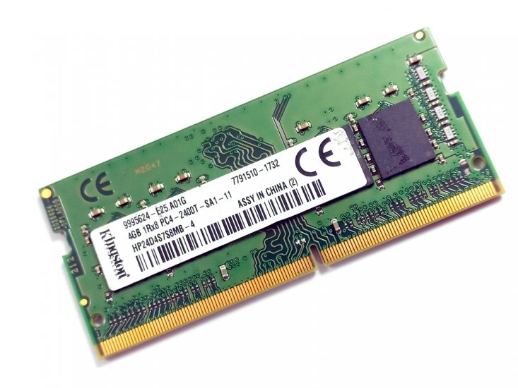 Kingston HP24D4S7S8MB-4 4GB PC4-2400T-SA1-11 1Rx8 2400MHz PC4-19200 260pin Laptop / Notebook SODIMM CL17 1.2V Non-ECC DDR4 Memory - Discount Prices, Technical Specs and Reviews - Click Image to Close