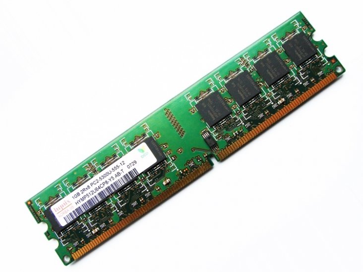 Hynix HYMP512U64CP8-Y5 PC2-5300U-555-12 1GB 2Rx8 240-pin DIMM, Non-ECC DDR2 Desktop Memory - Discount Prices, Technical Specs and Reviews - Click Image to Close