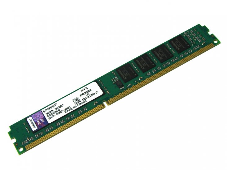 Kingston KVR13N9S8/4 PC3-10600U 4GB 240pin Low Profile DIMM Desktop Non-ECC DDR3 Memory - Discount Prices, Technical Specs and Reviews - Click Image to Close