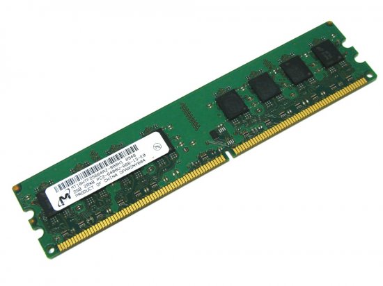 Micron MT16HTF25664AZ-800H1 2GB 2Rx8 CL6 800MHz PC2-6400U-666-13-E0 240-pin DIMM, Non-ECC DDR2 Desktop Memory - Discount Prices, Technical Specs and Reviews