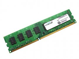 Crucial CT3KIT51264BA160B PC3-12800U 12GB Kit (3 x 4GB) DDR3 1600MHz Memory - Discount Prices, Technical Specs and Reviews