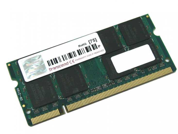 Transcend TS256MSQ64V8U 2GB PC2-6400S 800MHz 2Rx8 200pin Laptop / Notebook Non-ECC SODIMM CL6 1.8V DDR2 Memory - Discount Prices, Technical Specs and Reviews - Click Image to Close