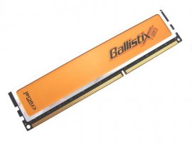 Crucial Ballistix BL2KIT25664BN1608 PC3-12800U 4GB Kit (2 x 2GB) DDR3 1600MHz Memory - Discount Prices, Technical Specs and Reviews