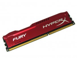 Kingston HX313C9FR/4 4GB PC3-10600 1333MHz HyperX Fury Red 240pin DIMM Desktop Non-ECC DDR3 Memory - Discount Prices, Technical Specs and Reviews