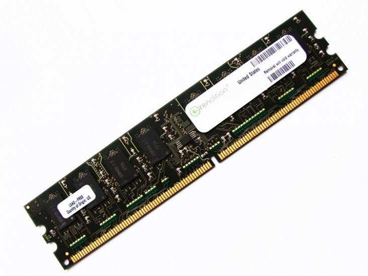 Rendition RM12864AA53E.16FB PC2-4200 1GB 2Rx8 240-pin DIMM, Non-ECC DDR2 Desktop Memory - Discount Prices, Technical Specs and Reviews - Click Image to Close