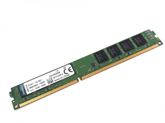 Kingston KVR1333D3N9/8G 8GB PC3-10600 1333MHz Value Range (KVR) Low Profile 240pin DIMM Desktop Non-ECC DDR3 Memory - Discount Prices, Technical Specs and Reviews