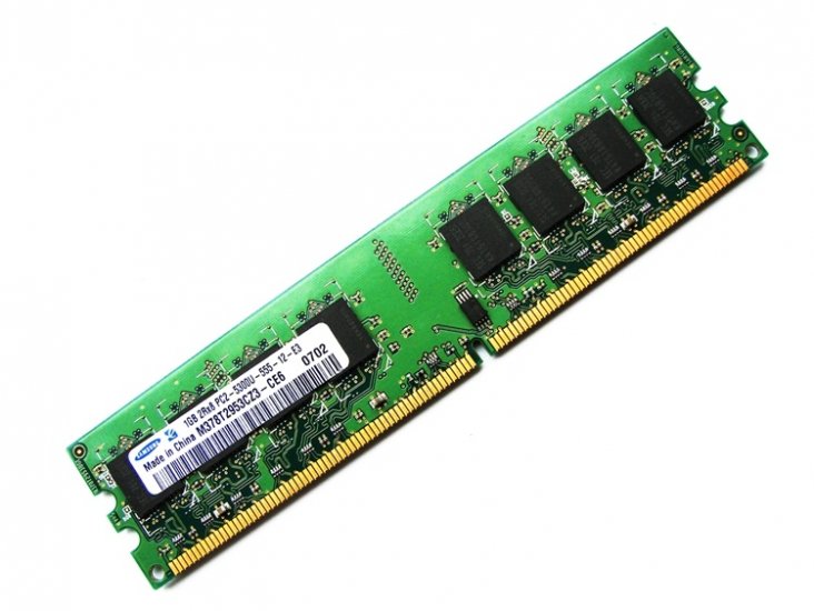 Samsung M378T2953CZ3-CE6 PC2-5300U-555-12-E3 1GB 2Rx8 240-pin DIMM, Non-ECC DDR2 Desktop Memory - Discount Prices, Technical Specs and Reviews - Click Image to Close