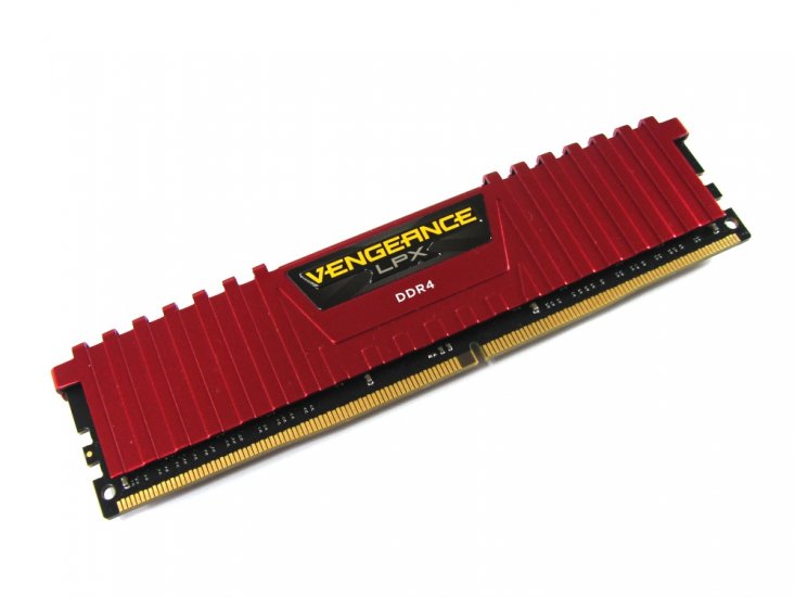 Corsair CMK8GX4M1A2400C14R 8GB, Vengeance LPX Red, PC4-19200, 2400MHz, CL14, 1.2V, 288pin DIMM, Desktop / Gaming DDR4 Memory - Discount Prices, Technical Specs and Reviews - Click Image to Close