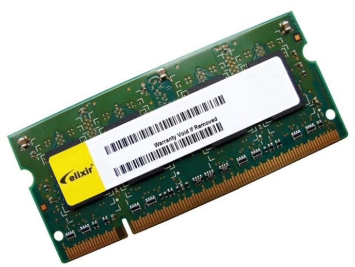 Elixir M2N1G64TUH8C4F-3C 1GB PC2-5300 667MHz 200pin Laptop / Notebook Non-ECC SODIMM CL5 1.8V DDR2 Memory - Discount Prices, Technical Specs and Reviews - Click Image to Close