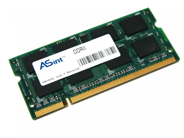ASint SSZ2128M8-JGEHE 2GB 2Rx8 PC2-6400 800MHz 200pin Laptop / Notebook Non-ECC SODIMM CL6 1.8V DDR2 Memory - Discount Prices, Technical Specs and Reviews - Click Image to Close
