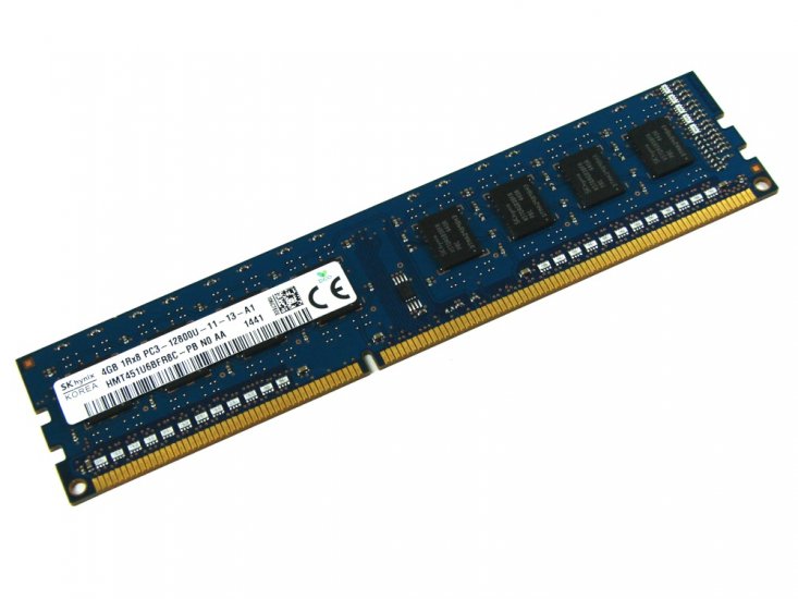 Hynix HMT451U6BFR8C-PB 4GB PC3-12800U-11-13-A1 1Rx8 1600MHz 240pin DIMM Desktop Non-ECC DDR3 Memory - Discount Prices, Technical Specs and Reviews - Click Image to Close